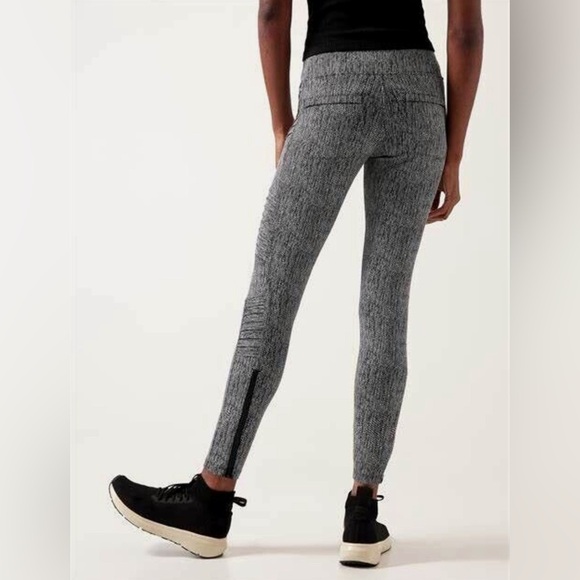 ATHLETA DELANCEY TEXTURED MOTO TIGHT LEGGINGS size XL - Picture 7 of 8